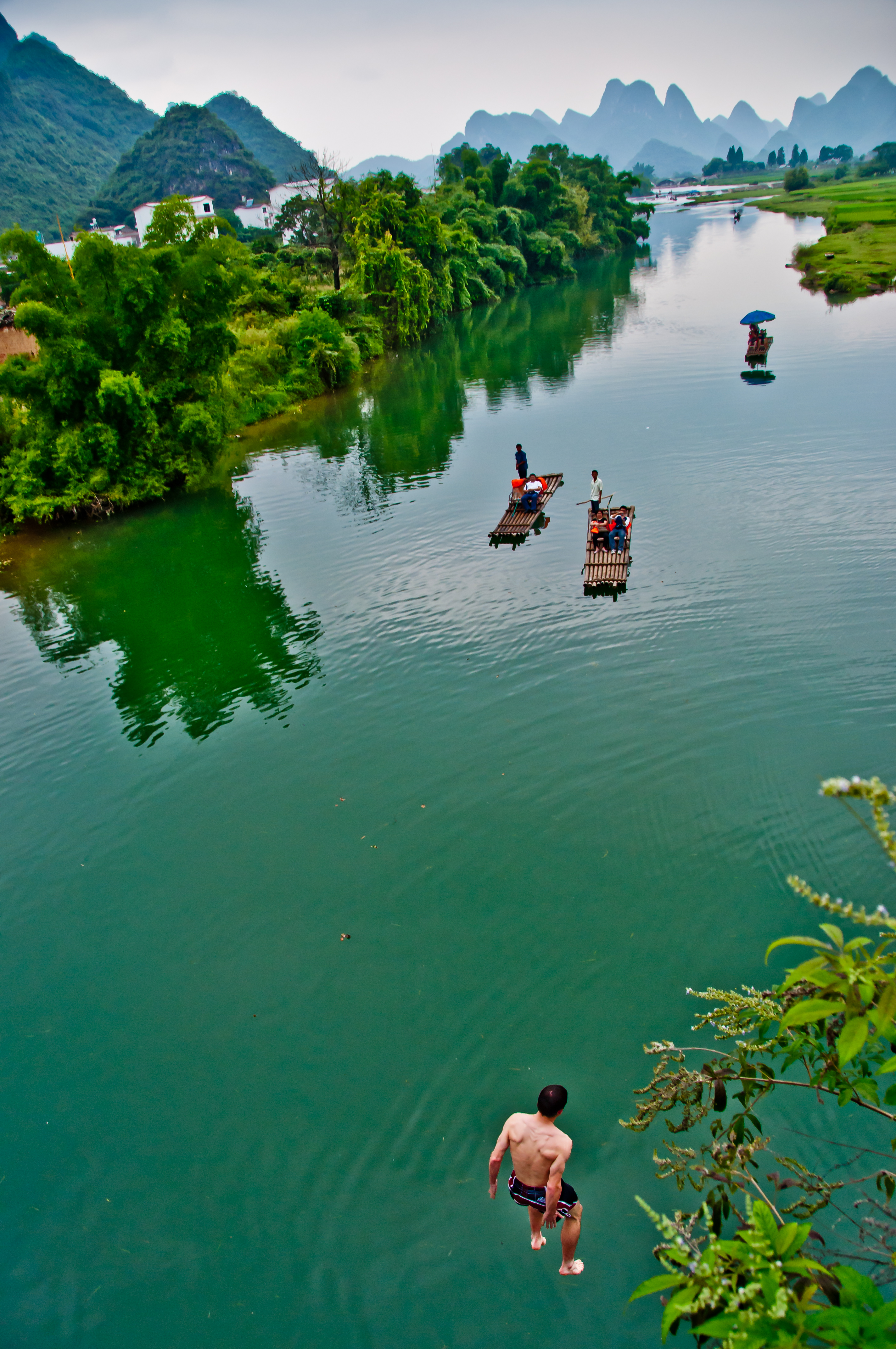 Photo by Adam Crase on October 2010 Jumping from Dragon Bridge