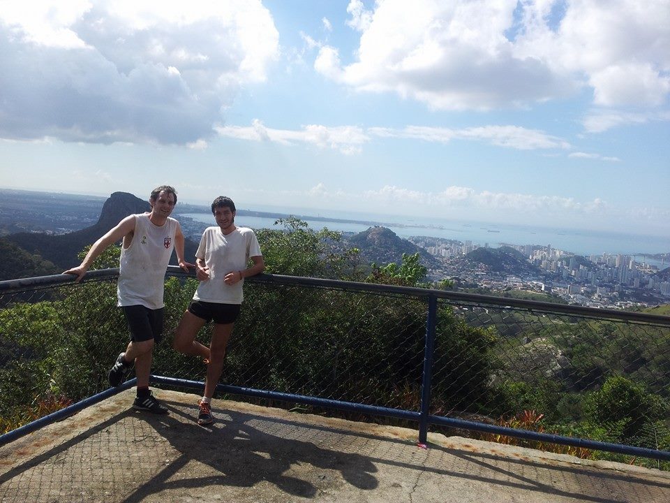 At the tourist viewpoint, Vitória